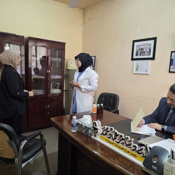 طلبة المرحلة الثالثة (فارم دي) يؤدون اختبار المهارات السريرية (12)
