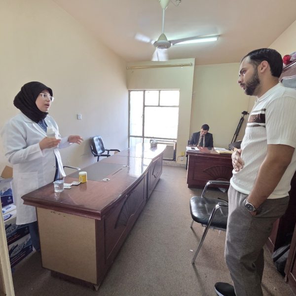 طلبة المرحلة الثالثة (فارم دي) يؤدون اختبار المهارات السريرية (23)