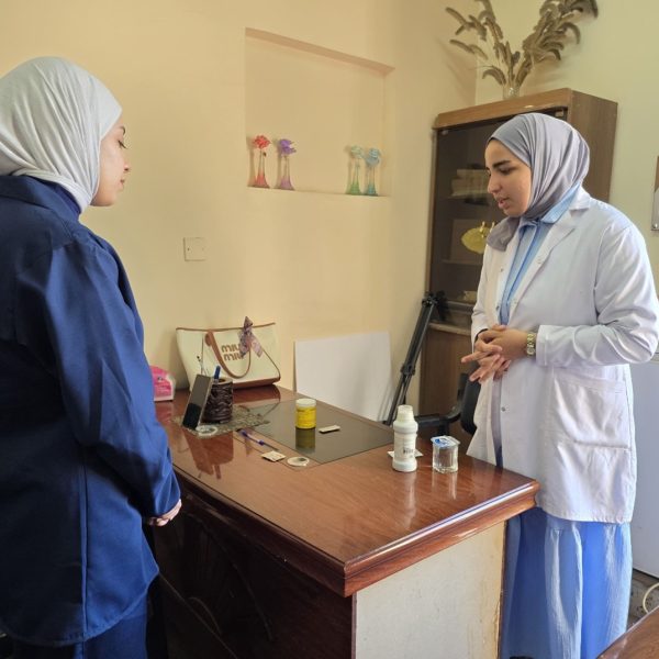 طلبة المرحلة الثالثة (فارم دي) يؤدون اختبار المهارات السريرية (25)