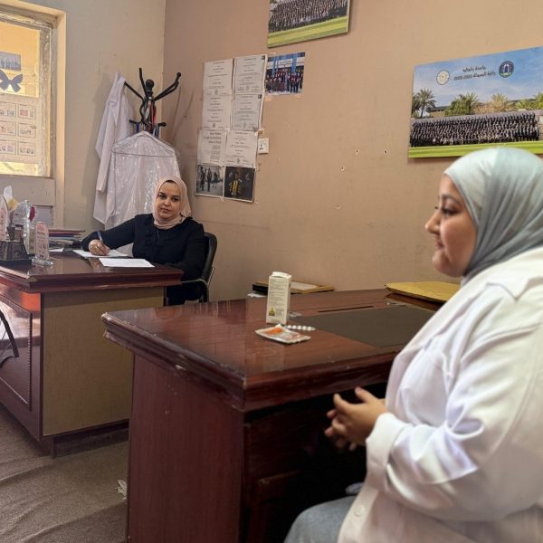 طلبة المرحلة الثالثة (فارم دي) يؤدون اختبار المهارات السريرية (41)